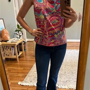 Lilly Pulitzer Silk Tank Top XS
